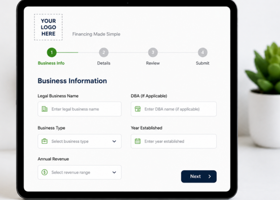 online application for vendor